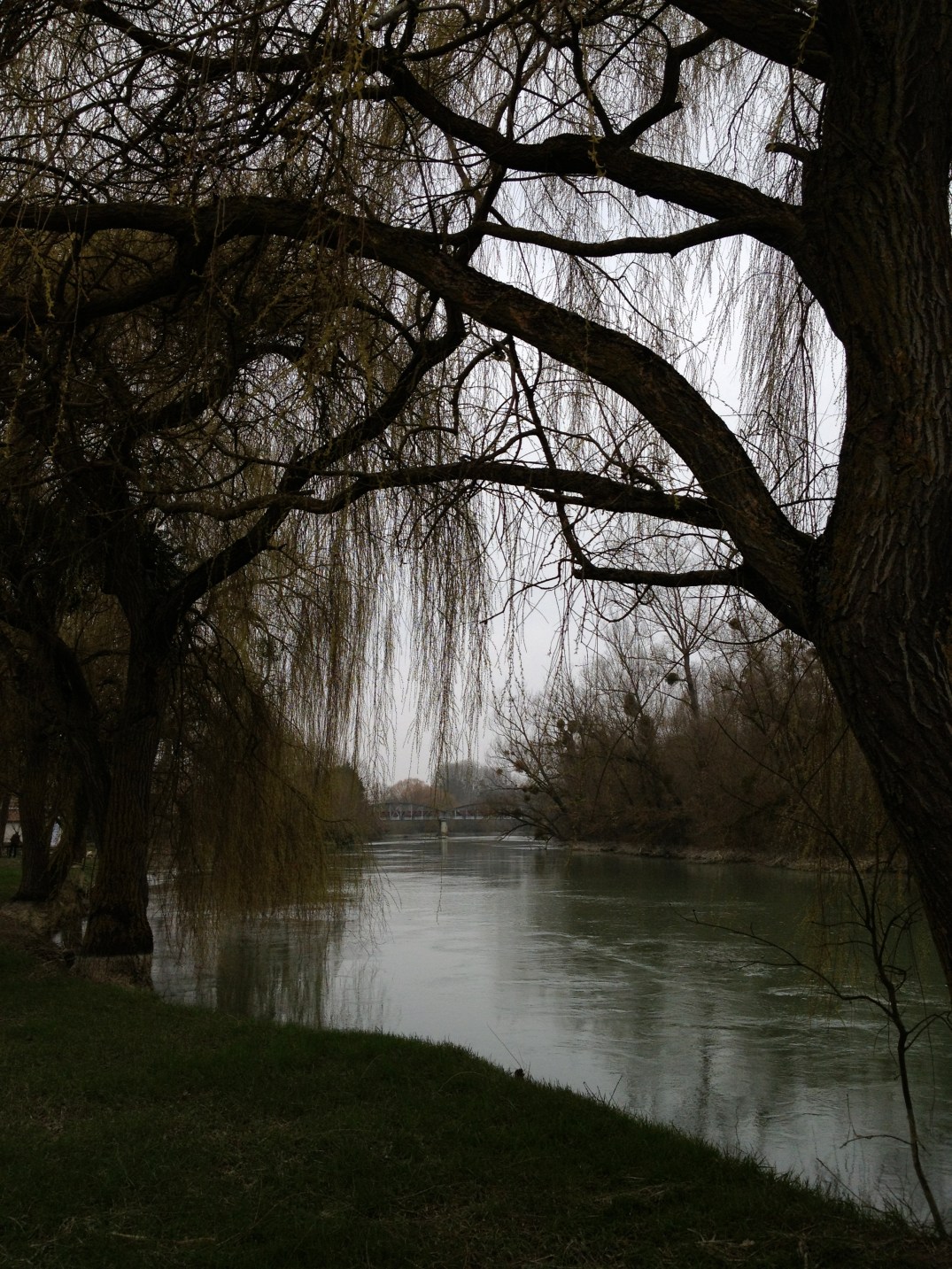 Bridge over troubled waters (the bridge had to be rebuilt after the original bridge was bombed during World War II)