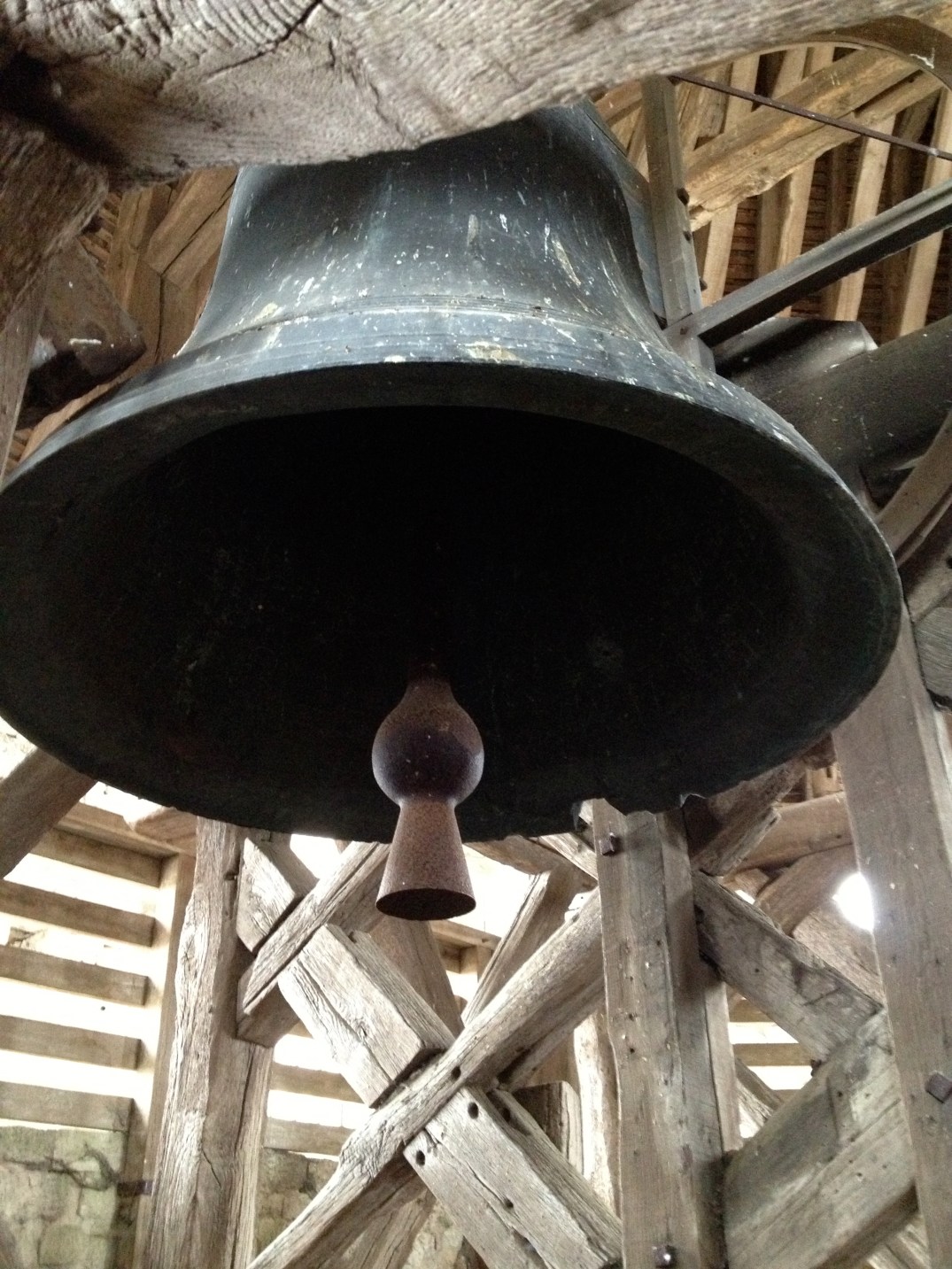 One of the bells at the tower