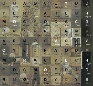 Trace routes to a DEMOCRACY by moving up, down or diagonally; but without skipping over or reusing the same square